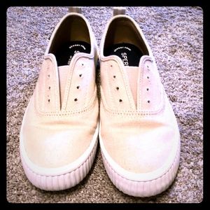 Sperry Canvas Slip on Sneakers